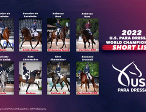 US Equestrian Announces Short List for the Adequan® U.S. Para Dressage Team for the 2022 FEI Para Dressage World Championship